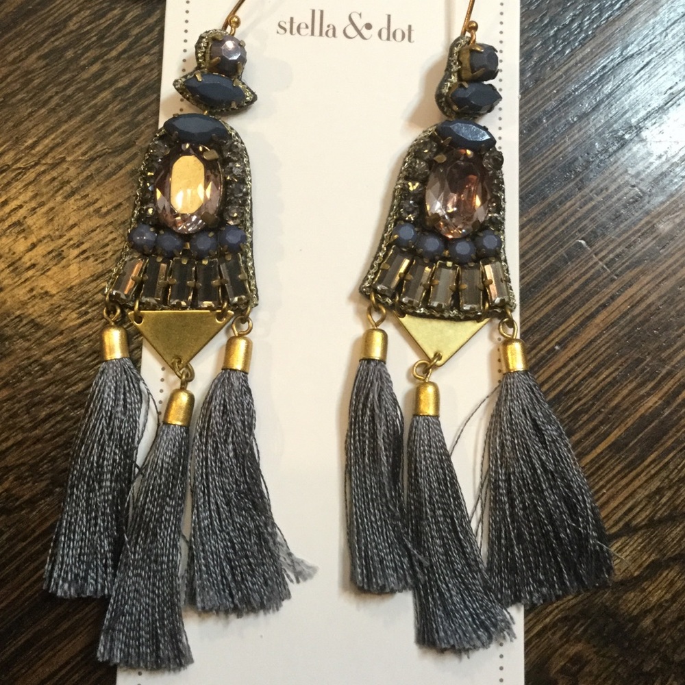 Stella & Dot Rochelle Tassel Earrings